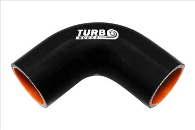 TurboWorks Pro Black 84mm 90° szilikon könyökcső