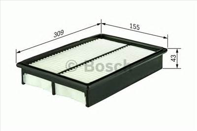 BOSCH 1 987 429 135 - légszűrő TOYOTA