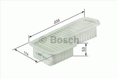 BOSCH F 026 400 158 - légszűrő LEXUS TOYOTA