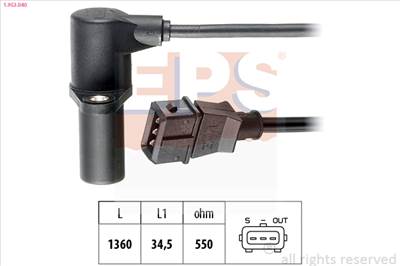 EPS 1.953.040 - főtengely jeladó OPEL VAUXHALL