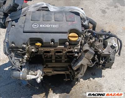 Opel Corsa E 1.2i (B12XER) motor , sebességváltó (F17 394) és alkatrészei 