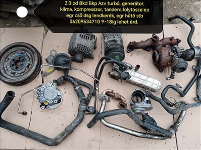2.0 Pd TDI Bkp, Bkd, Azv Egr cső, EGR hűtő