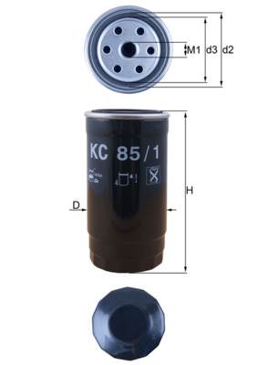 MAHLE KC 85/1 - Üzemanyagszűrő LAND ROVER MG ROVER
