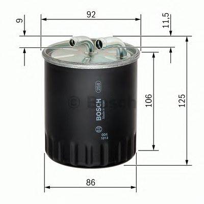 BOSCH 1 457 434 437 - Üzemanyagszűrő CHRYSLER MERCEDES-BENZ MITSUBISHI SMART