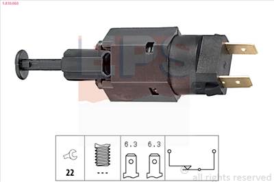EPS 1.810.050 - Féklámpa kapcsoló CHEVROLET DAEWOO LAND ROVER MG OPEL VAUXHALL