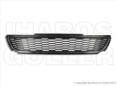 VW Polo 2009-2014 - Rács a lökhárítóba közép, króm kerettel