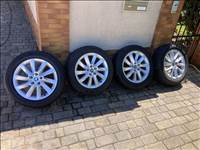  17" használt (gyári felni) alufelni, rajta 215/55 használt Falken téli gumi gumi 