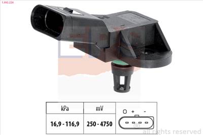 EPS 1.993.226 - szívócső nyomás érzékelő AUDI VW