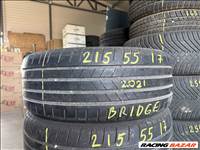 215/55 r17 Bridgestone 2021 nyárigumi 4db eladó 215/55r17 garnitúra