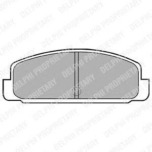 DELPHI LP401 - fékbetét BESTURN (FAW) HAIMA (FAW) HONGQI MAZDA MAZDA (FAW)