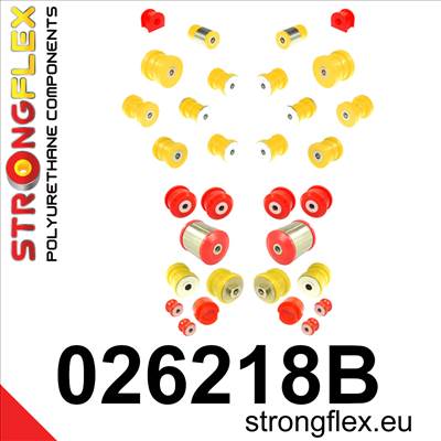 ELSŐ ÉS HÁTSÓ FELFÜGGESZTÉS STRONGFLEX SZILENT KÉSZLET Audi A4 B5 95-01 Quattro 