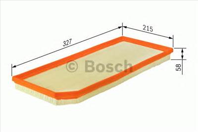 BOSCH 1 457 433 587 - légszűrő VOLVO VW