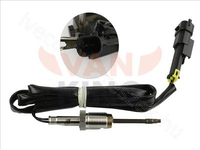 DPF Katalizátor előtti hőmérséklet érzékelő 12>16 fekete - DAILY - 5801653071, FT80217 -  - IVECO EREDETI Eredeti új 5801653071