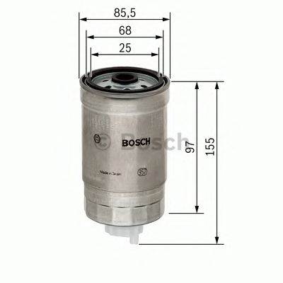 BOSCH F 026 402 048 - Üzemanyagszűrő ALFA ROMEO FIAT LANCIA LDV LTI PIAGGIO