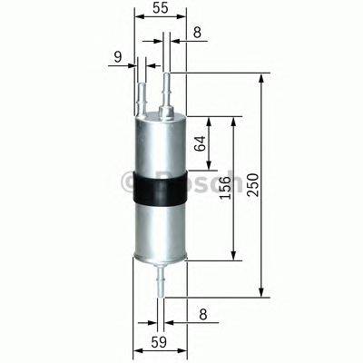 BOSCH F 026 403 754 - Üzemanyagszűrő BMW MINI ROLLS-ROYCE