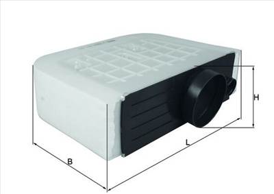 MAHLE LX 3233/6 - légszűrő AUDI VW