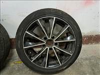  5x120 ,17" használt alufelni, rajta 225/45 és 255/40 használt nyárival
