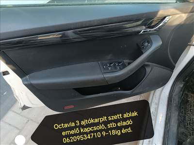 Skoda Octavia III Ajtó kárpit, Ajtó kárpit szett eladó