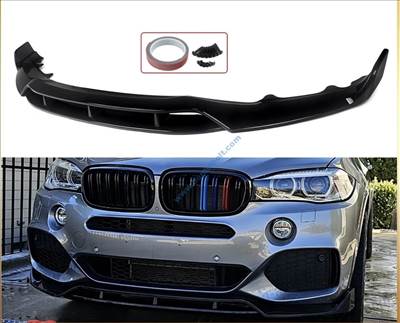 BMW F15 X5 első lökhárító toldat, lippe 2013-2018 / fényes fekete /