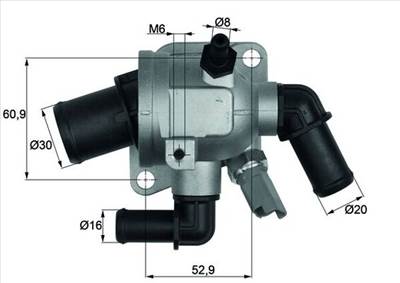 MAHLE TI 173 88 - termosztát, hűtőfolyadék ALFA ROMEO FIAT LANCIA OPEL SUZUKI VAUXHALL