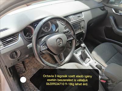 Skoda Octavia III Gyári légzsák szett eladó
