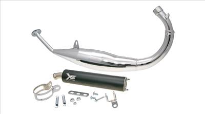 Tecnigas XS króm sportkipufogó (Yamaha DT 2003-2010, Malaguti XSM XTM)
