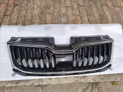 Skoda Octavia 3 Facelift fényes fekete hűtőrács 
