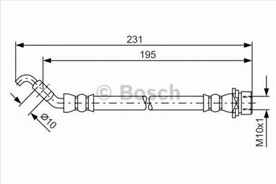 BOSCH 1 987 481 562 - fékcső TOYOTA