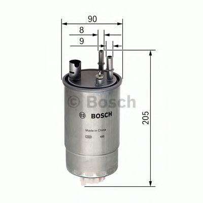 BOSCH F 026 402 054 - Üzemanyagszűrő OPEL VAUXHALL