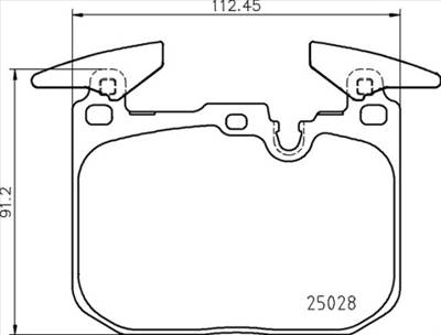 BREMBO P 06 098 - fékbetét BMW MINI