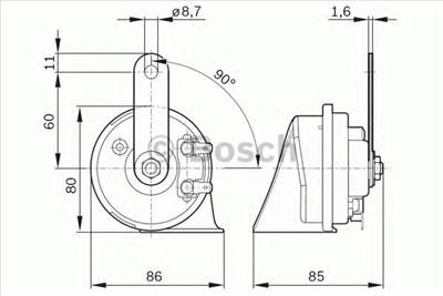 BOSCH 9 320 335 007 - kürt CITROËN PEUGEOT