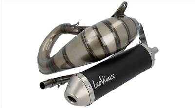 LeoVince X-Fight Black Limited sportkipufogó (Derbi EBE / Piaggio D50B - Derbi Senda)