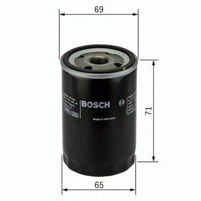 BOSCH F 026 407 001 - olajszűrő ASIA MOTORS FORD INFINITI NISSAN NISSAN (DONGFENG) RENAULT SUBARU