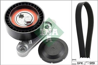 hosszbordás szíj készlet Schaeffler INA 529 0160 10 for AUDI, SEAT, SKODA, VW