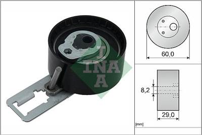 feszítő, fogasszíj Schaeffler INA 531 0850 10 for CITROËN, PEUGEOT, FORD, FIAT, …