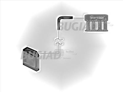 BUGIAD 82604 - Töltőlevegő cső SEAT VW