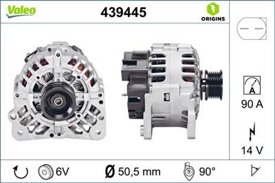 generátor VALEO 439445 for VW, SEAT, SKODA, AUDI