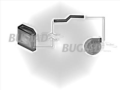 BUGIAD 82606 - Töltőlevegő cső AUDI SEAT VW
