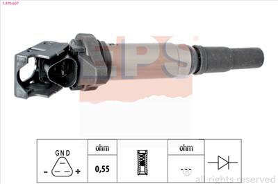 EPS 1.970.607 - gyújtótekercs BMW
