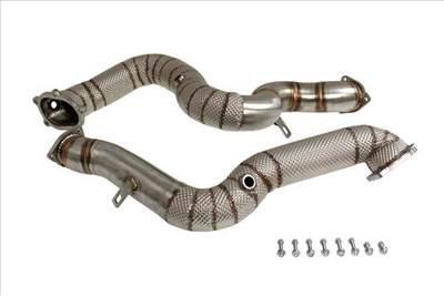 TurboWorks Downpipe Audi RS6 RS7 C7 S6 S7 C7 4.0 TFSI V8 hőpajzzsal