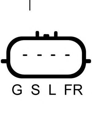ELSTOCK 28-5873 - generátor MITSUBISHI
