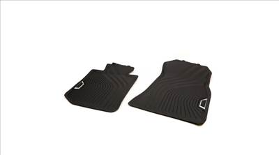 Gyári BMW G20 G21 G22 G23 G42 G87 Allweather tépőzáras fekete első gumiszőnyeg szett 51472473238
