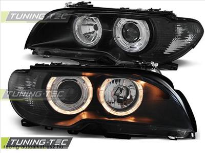 BMW E46 Első Lámpa, Tuning-Tec, Angel Eyes (Évj.: 
