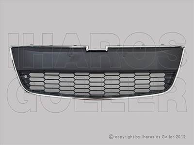 Chevrolet Aveo 2011-2020 - Hűtődíszrács króm-fekete, alsó rész