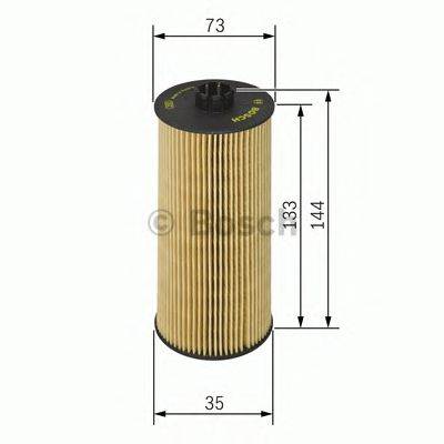 BOSCH F 026 407 007 - olajszűrő AUDI VW