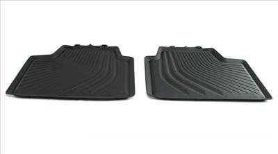Gyári BMW G20 G21 G26 G80 G81 Allweather fekete hátsó gumiszőnyeg szett 51472461169