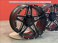 R20 6x139,7 (110,1) EMR-5567-01 MATT BLACK MILLING 12J ET -44 új alufelnik felnik 