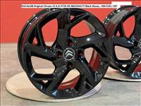 R16 4x108 Original Citroen C3 6.5J ET20 OE 9825554177 Black Glossy gyári alufelnik felnik