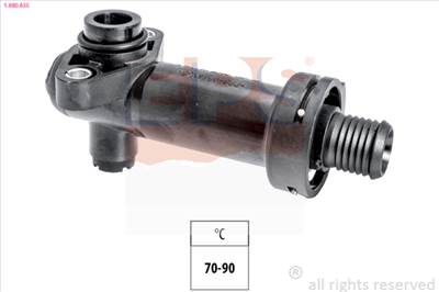 EPS 1.880.835 - termosztát, hűtőfolyadék BMW OPEL VAUXHALL
