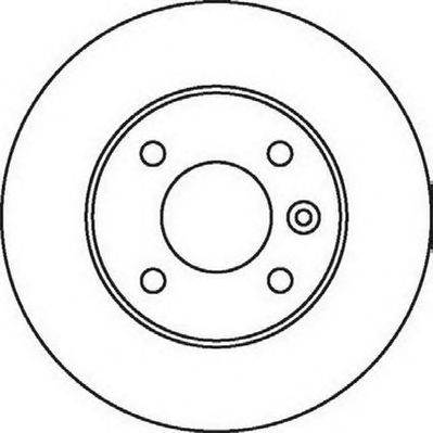JURID 562071JC - féktárcsa CHEVROLET OPEL VAUXHALL